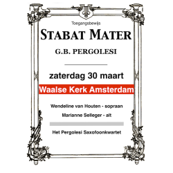 Stabat Mater Concert Amsterdam
