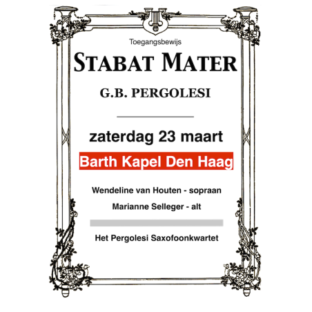 Stabat Mater Ticket Den Haag