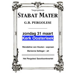 Stabat Mater Ticket Oosterleek