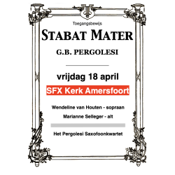 Ticket Stabat Mater Amersfoort