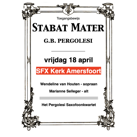 Ticket Stabat Mater Amersfoort