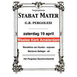 Stabat Mater Concert Amsterdam