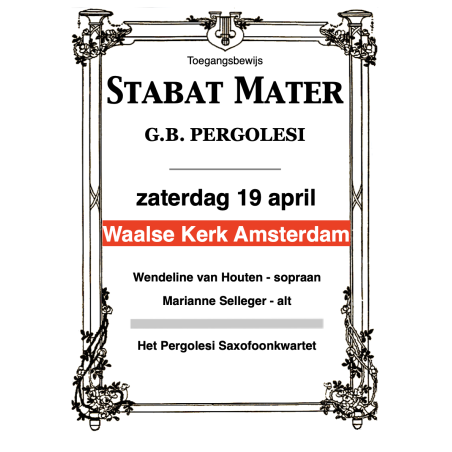 Stabat Mater Concert Amsterdam