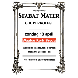 Ticket Stabat Mater Breda