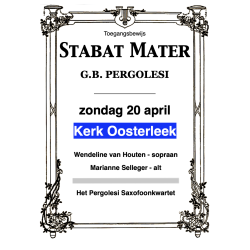 Stabat Mater Ticket Oosterleek