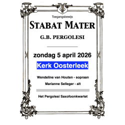 Stabat Mater Ticket Oosterleek