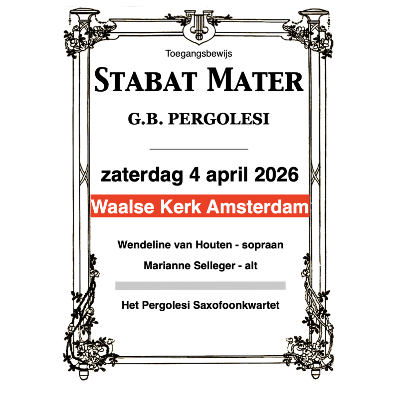 Stabat Mater Concert Amsterdam