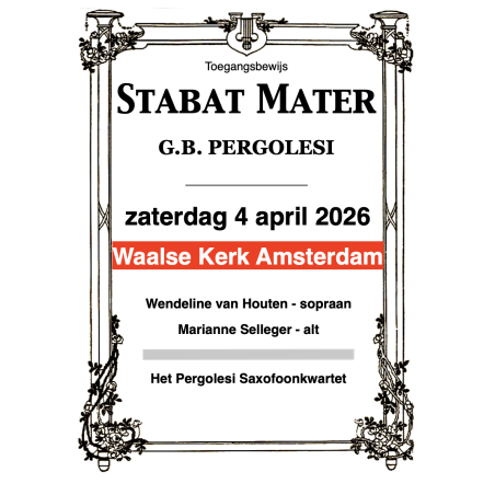 Stabat Mater Concert Amsterdam